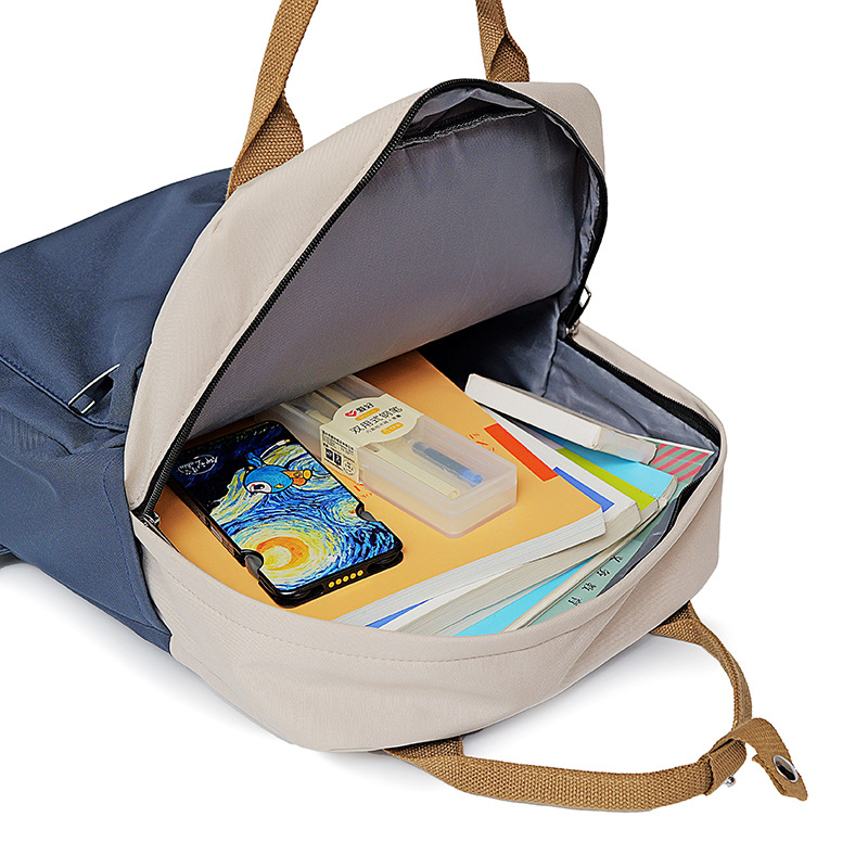 Unisex putni ruksak kapaciteta 20–35 L, kompatibilan s 14-inčnim prijenosnim računalom, poliesterska tkanina, ergonomski zakrivljeni remeni