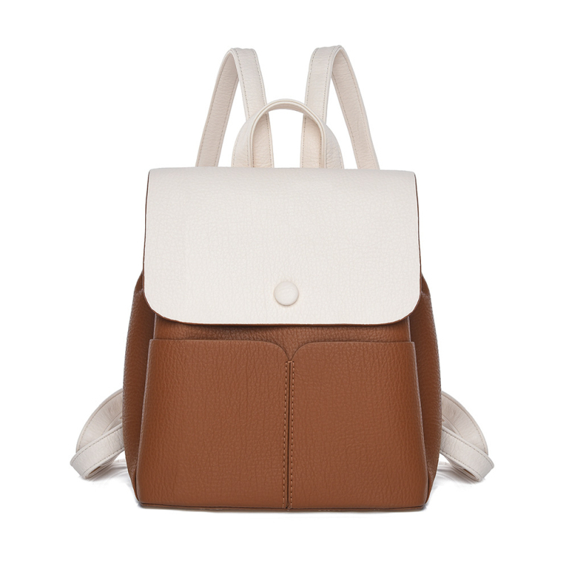 Ženski ruksak od PU materijala, gradski stil, zatvarač, poliester podstava, unutarnji džep sa zatvaračem i džep za mobitel