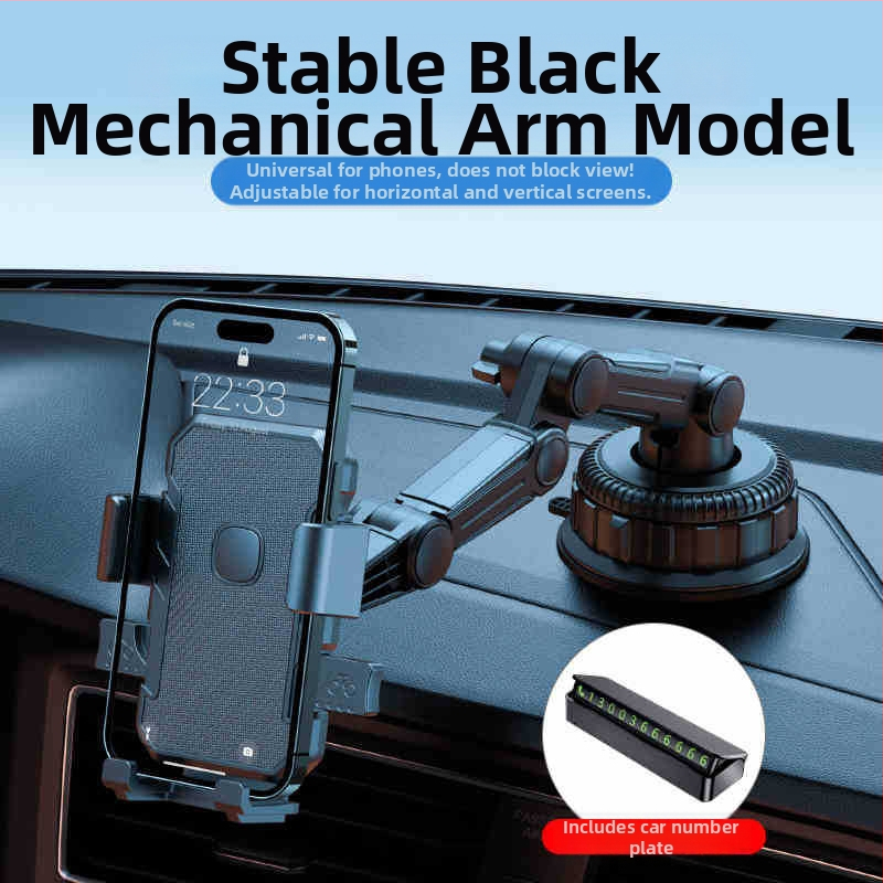 Универсален държач за телефон и навигация за автомобил с вакуумна основа за табло — Yiyi