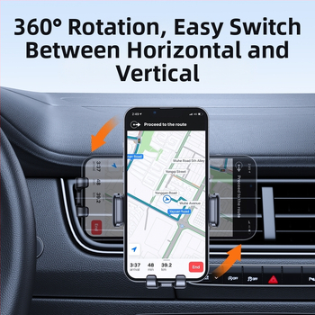 Държач за кола за сгъваем екран: Honor Magic Vs 2, Huawei Mate X2/X3 – съвместим с въздуховод и табло; монтаж: щипка, лепило или вакуум