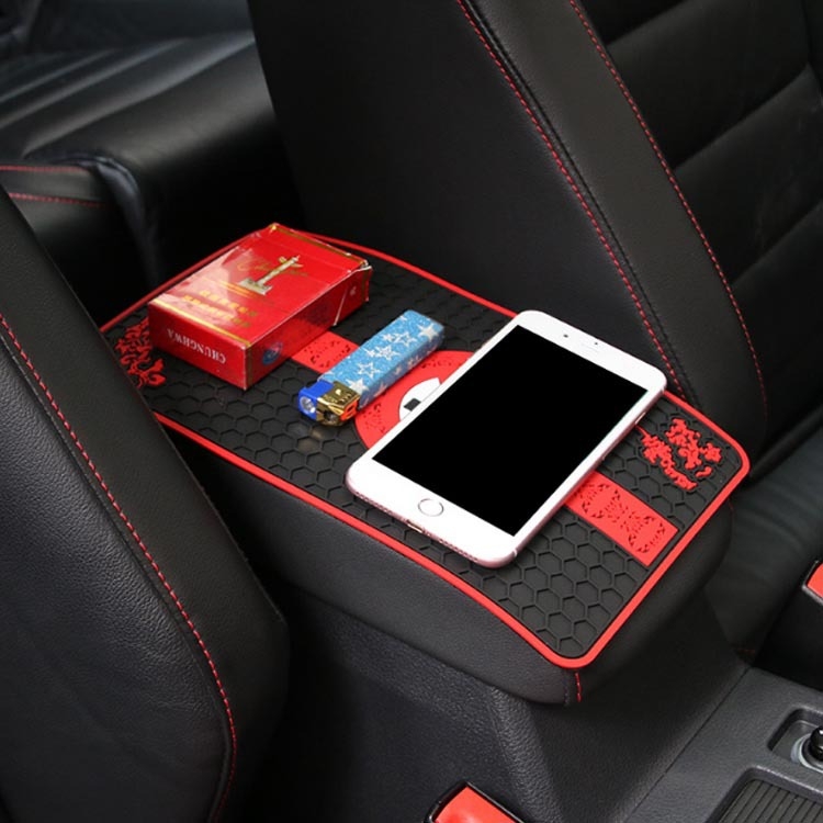 Hexagonāla raksta automašīnas paneļa pretslīdēšanas paliktnis, PVC, pielāgota apstrāde, drukāts logo