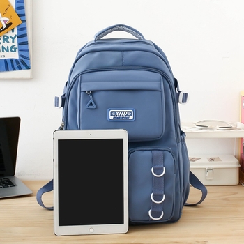 Unisex σχολικό σακίδιο πλάτης, χωρητικότητας 20–35 L, αδιάβροχο νάιλον, κατάλληλο για φορητό υπολογιστή 15 ιντσών, ιμάντες με αερόσφυρα