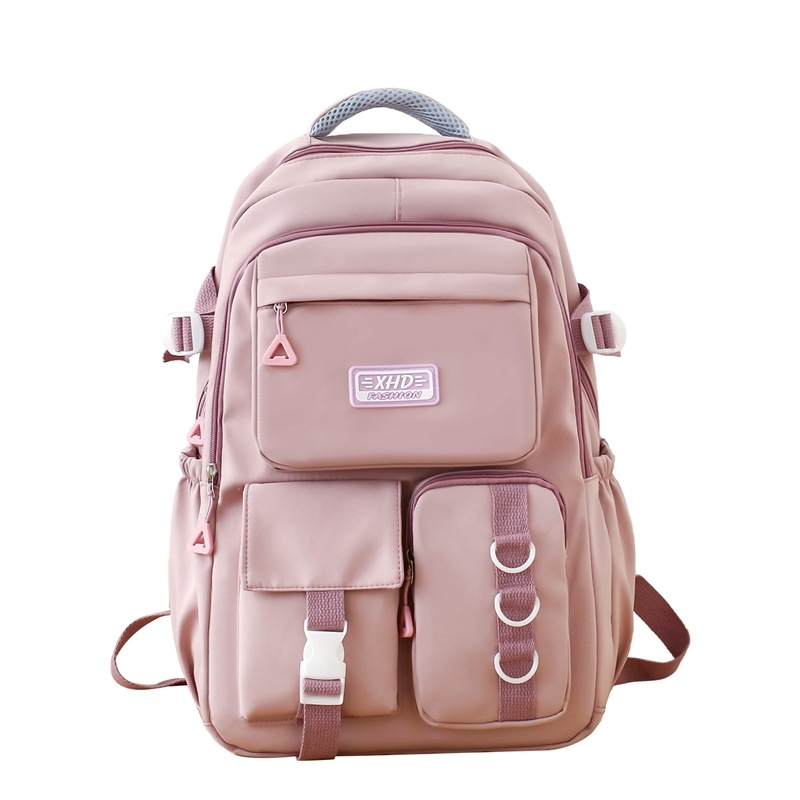 Unisex školský ruksak s objemom 20–35 l, nepremokavá nylonová konštrukcia, vhodný pre 15-palcový notebook, popruhy s vzduchovým vankúšom