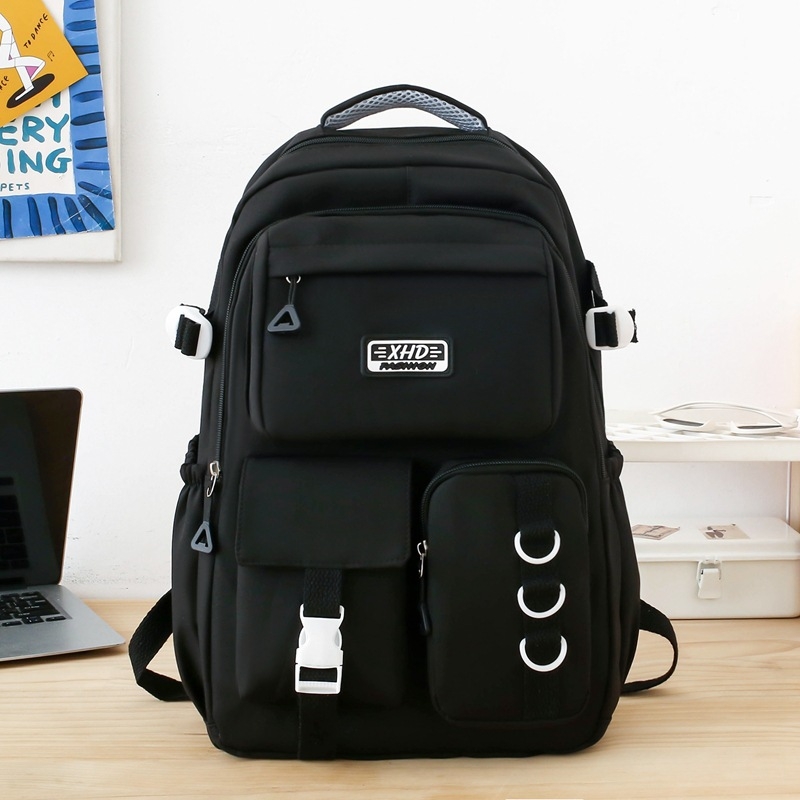 Unisex školský ruksak s objemom 20–35 l, nepremokavá nylonová konštrukcia, vhodný pre 15-palcový notebook, popruhy s vzduchovým vankúšom