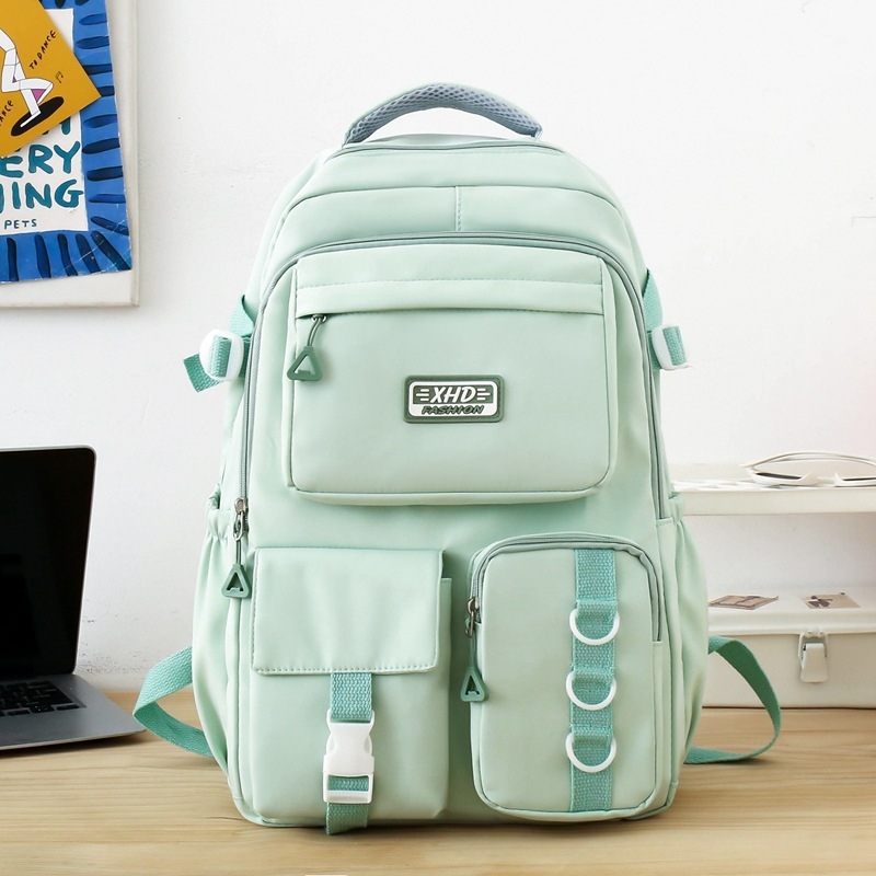 Unisex školský ruksak s objemom 20–35 l, nepremokavá nylonová konštrukcia, vhodný pre 15-palcový notebook, popruhy s vzduchovým vankúšom