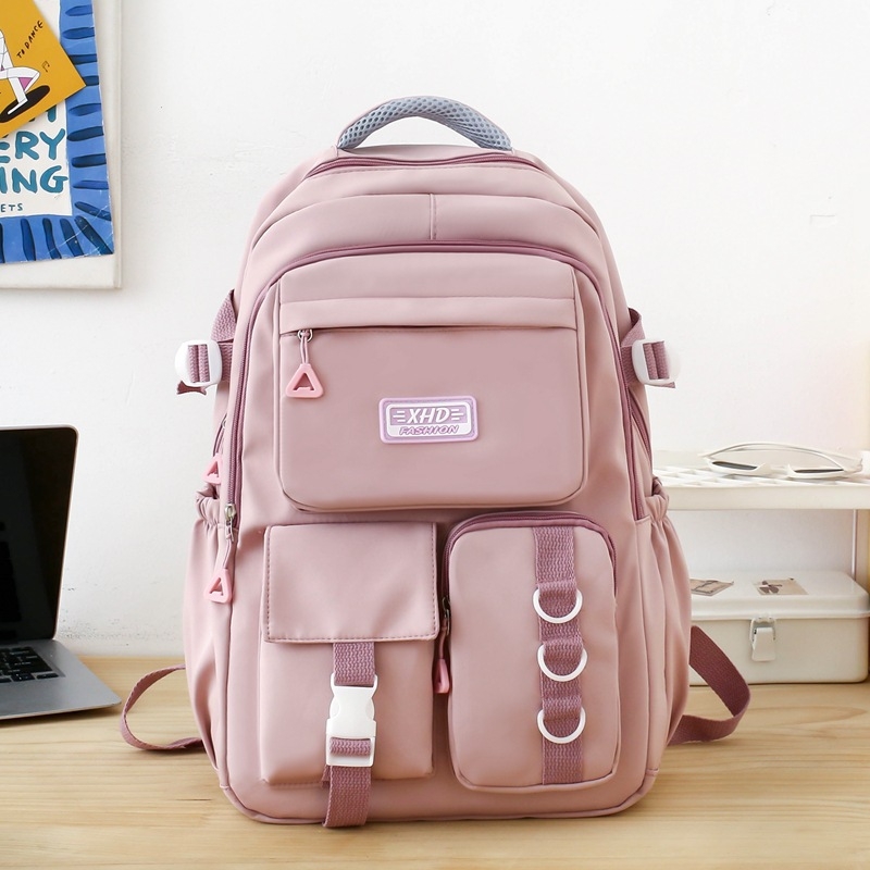 Unisex školský ruksak s objemom 20–35 l, nepremokavá nylonová konštrukcia, vhodný pre 15-palcový notebook, popruhy s vzduchovým vankúšom