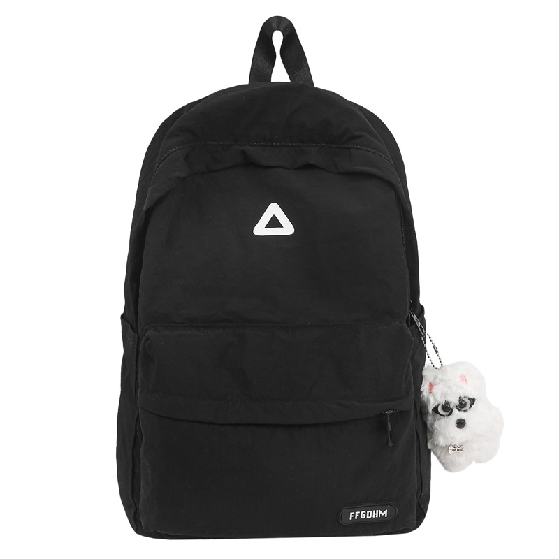 Nylonový batoh na voľný čas, unisex, mestský štýl, vzor písmen, kapacita 20–35 L, zakrivený ramenný popruh