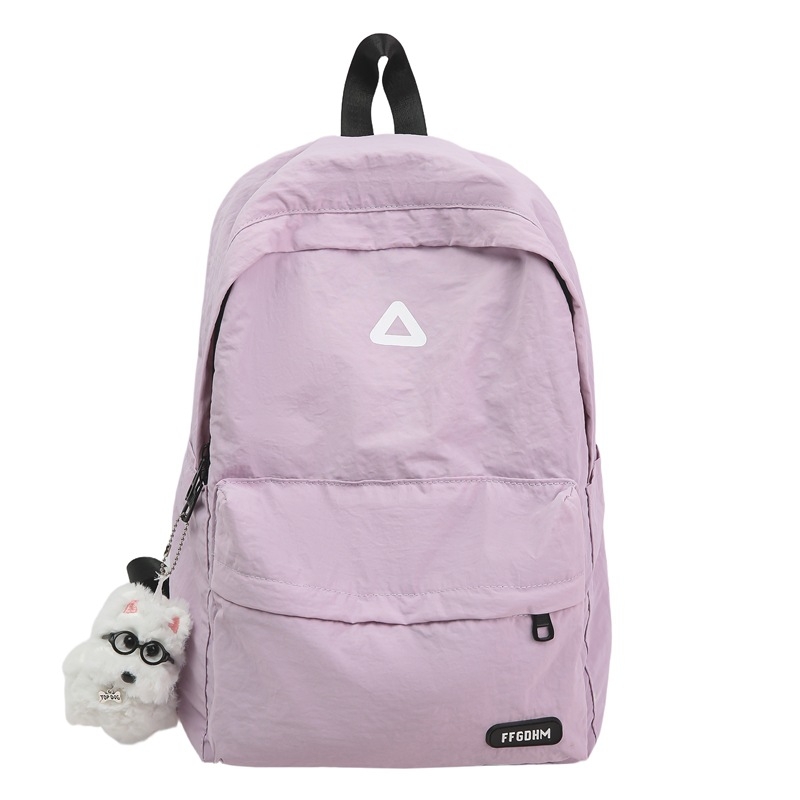 Nylonový batoh na voľný čas, unisex, mestský štýl, vzor písmen, kapacita 20–35 L, zakrivený ramenný popruh