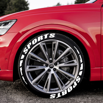 Sports+ riepu uzrakstu komplekts ar secīgiem lāpām – Zīmols pelly piggy; Materiāls: PVC soft glue; Izcelsme: Fuzhou, Fujian; Modelis: Sports+ sequential blade; Mērķis riepu dekorēšana.