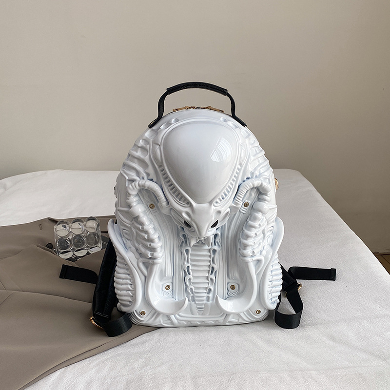 Dámsky batoh — street fashion štýl, akrylový materiál, jar 2025, zapínanie na zips, vrecko na telefón