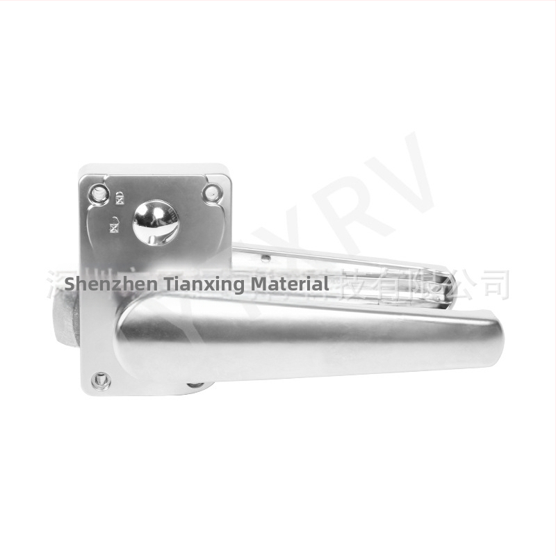 RV баня врата дръжкова ключалка — за RV/каравана, ABS+електропокритие, модел 010, цилиндър от цинкова сплав