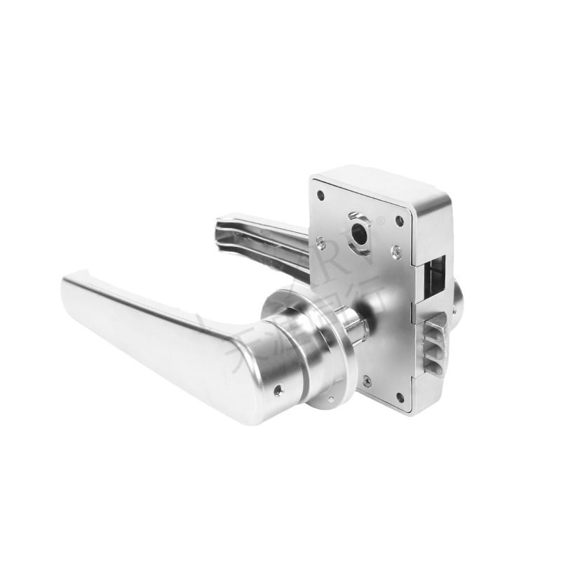 Katanac za ručku vrata kupaonice za RV/prikolicu — ručka vrata automobila, ABS + elektroplating, cilindar od cinka, Model 010