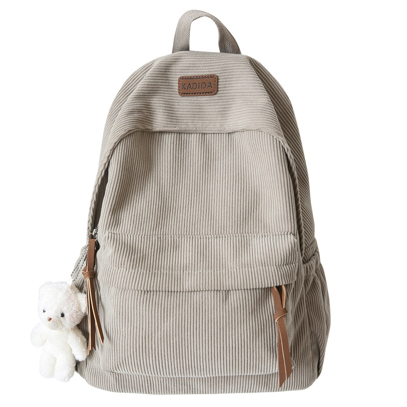 Dámsky batoh v kórejskom štýle, jednoduchý a štýlový pre študentky, nylon, objem 20–35 L, priedušný, vhodný pre 14-palcový notebook, zakrivené ramenné popruhy