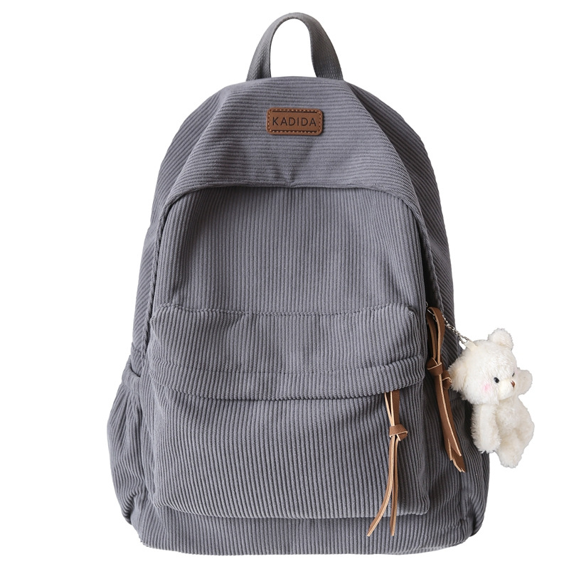 Dámsky batoh v kórejskom štýle, jednoduchý a štýlový pre študentky, nylon, objem 20–35 L, priedušný, vhodný pre 14-palcový notebook, zakrivené ramenné popruhy