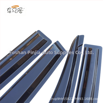 Ακρυλικός προστατευτικός βροχής για RAV-4, εγκατάσταση με κόλλα, συμβατό με μοντέλα 1994–2023, σετ 4 τεµάχια