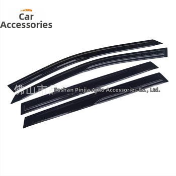 Ακρυλικός προστατευτικός βροχής για RAV-4, εγκατάσταση με κόλλα, συμβατό με μοντέλα 1994–2023, σετ 4 τεµάχια