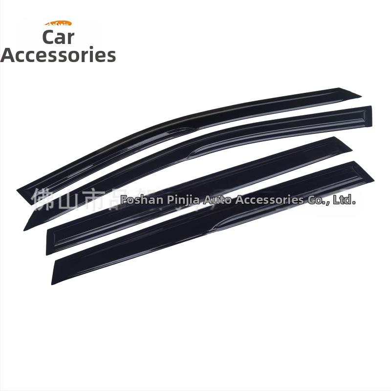 Акрилен дъждовен щит за RAV-4, монтаж с лепило, съвместим с модели 1994–2023, опаковка 4 бр.