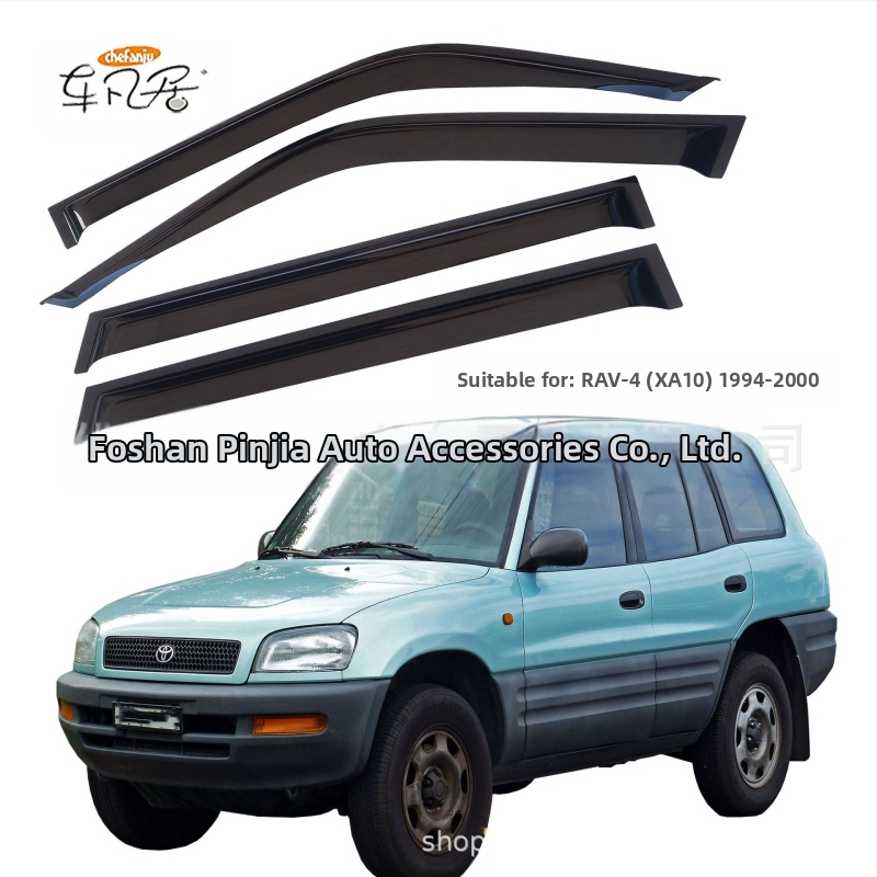 RAV-4-hez acryl esővédő pajzs, ragasztásos telepítés, kompatibil a 1994–2023-as modellekkel, 4 darabos csomag