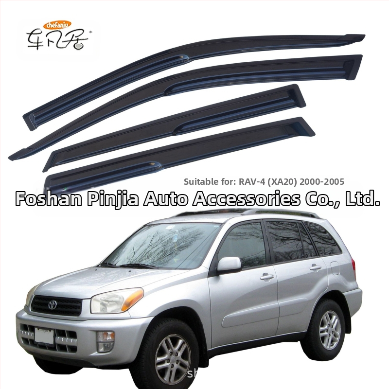 RAV-4-hez acryl esővédő pajzs, ragasztásos telepítés, kompatibil a 1994–2023-as modellekkel, 4 darabos csomag