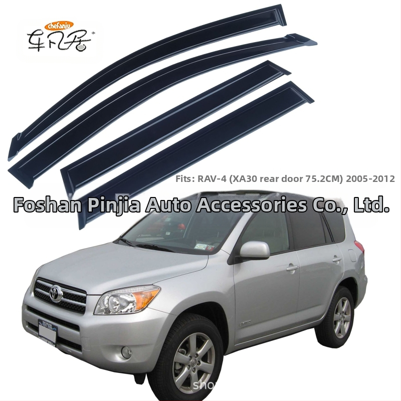 RAV-4-hez acryl esővédő pajzs, ragasztásos telepítés, kompatibil a 1994–2023-as modellekkel, 4 darabos csomag