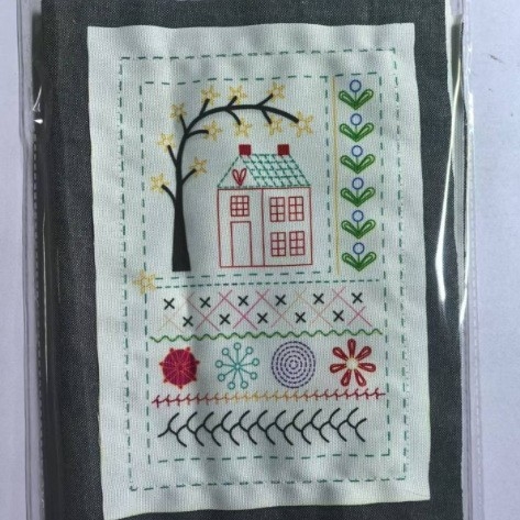 Βιβλίο κεντήματος με σταυρό — ύφασμα, κέντημα σταυρού, επίπεδο κέντημα, μοντέρνο μινιμαλιστικό στυλ