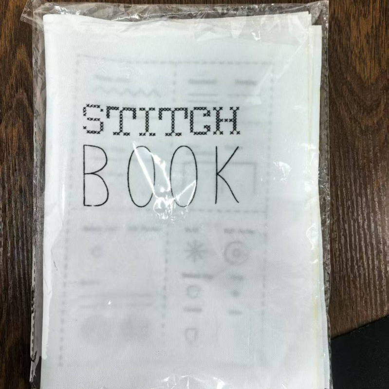 Βιβλίο κεντήματος με σταυρό — ύφασμα, κέντημα σταυρού, επίπεδο κέντημα, μοντέρνο μινιμαλιστικό στυλ