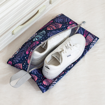 4 τεμάχια σετ ταξιδιωτικής αποθήκευσης με εκτυπωμένο σχέδιο – PP υλικό