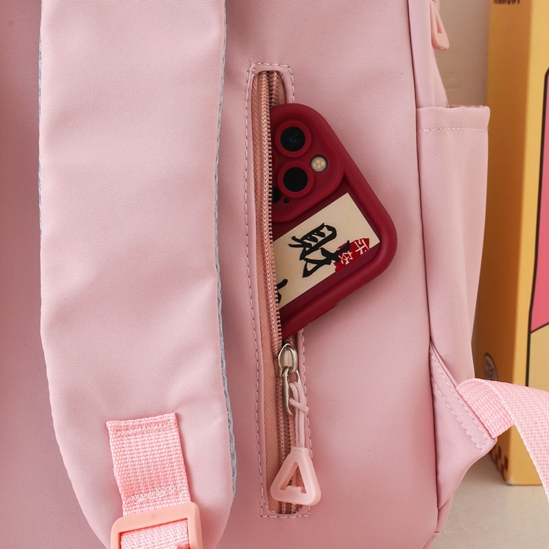 Универсална раница от найлон за училище - дишаща, водоустойчива, ултралека, защита на гръб (найлон; дишаща; водоустойчива; ултралека; защита на гръб)