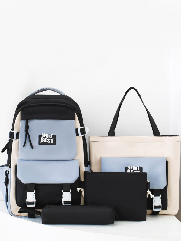 Školský batoh, ľahký, znižujúci záťaž, objem 56–75 L, nylon, unisex, vhodný pre 13-palcový notebook, voľnočasové cestovanie