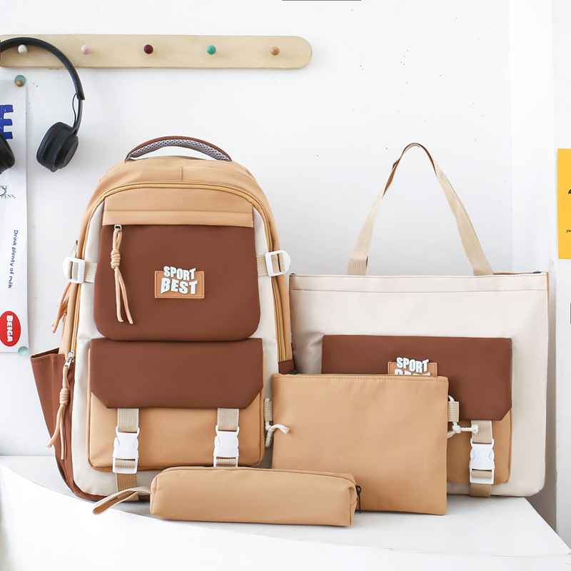 Školský batoh, ľahký, znižujúci záťaž, objem 56–75 L, nylon, unisex, vhodný pre 13-palcový notebook, voľnočasové cestovanie