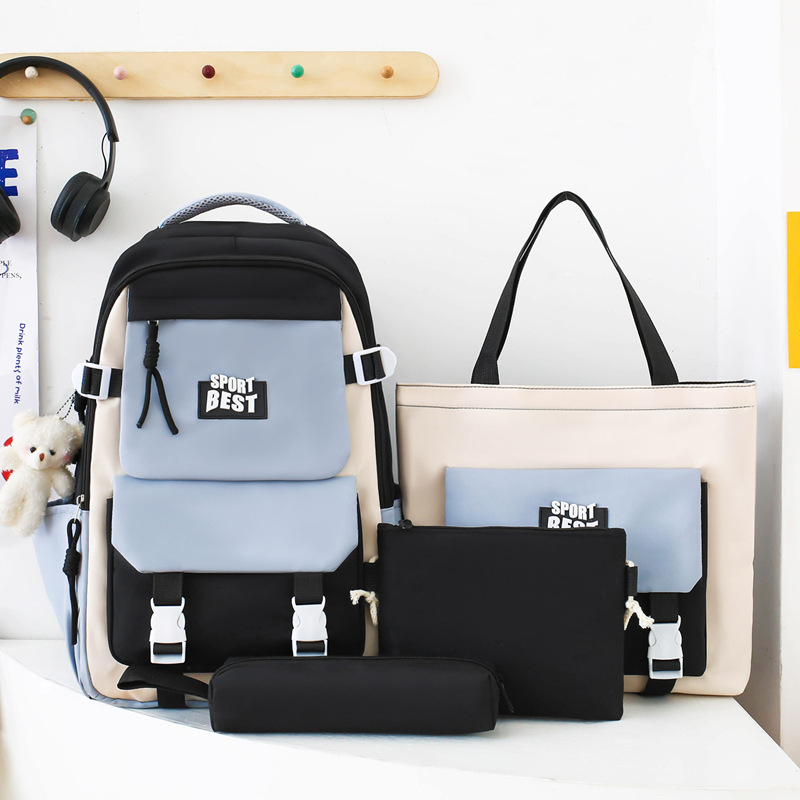 Školský batoh, ľahký, znižujúci záťaž, objem 56–75 L, nylon, unisex, vhodný pre 13-palcový notebook, voľnočasové cestovanie