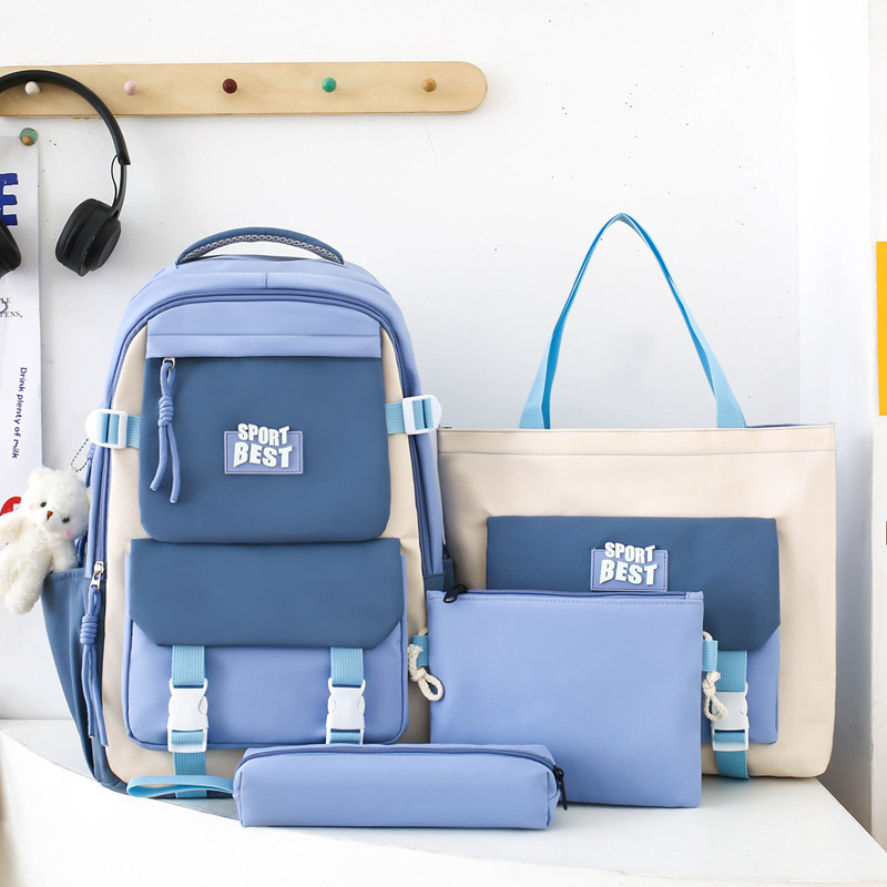 Školský batoh, ľahký, znižujúci záťaž, objem 56–75 L, nylon, unisex, vhodný pre 13-palcový notebook, voľnočasové cestovanie