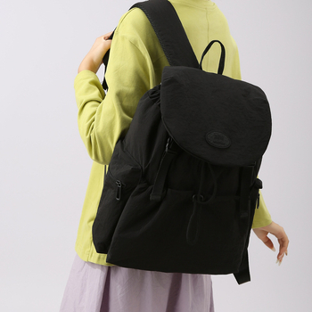 Unisex νάιλον σακίδιο για ελεύθερο χρόνο, συμβατό με 12 ιντσών λάπτοπ, χωρητικότητα κάτω από 20 λίτρα, καμπύλοι ιμάντες ώμου