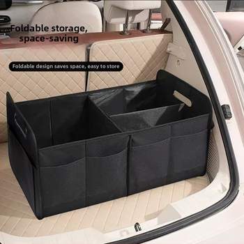 Αναδιπλώσιμο υφασμάτινο κουτί αποθήκευσης για το πορτ-μπαγκάζ αυτοκινήτου, 65L, Oxford ύφασμα, δυνατότητα εκτύπωσης λογότυπου