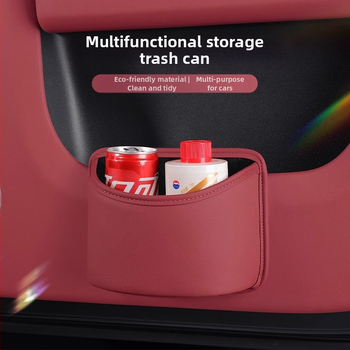 Δερμάτινο κρεμάμενο κουτί αποθήκευσης πόρτας αυτοκινήτου – καθολική συμβατότητα, εξατομικευόμενο