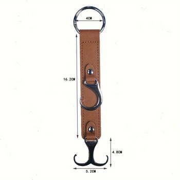 Δερμάτινο διπλό γάντζο για πίσω κάθισμα αυτοκινήτου – μέγιστο φορτίο 10 kg, μοντέρνος μινιμαλιστικός σχεδιασμός, κυκλοφόρησε το καλοκαίρι του 2024