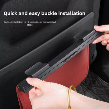 Δερμάτινη τσάντα απορριμμάτων αυτοκινήτου με τοποθέτηση στην πίσω πλάτη καθίσματος, μαγνητική στερέωση, αδιάβροχη, προσαρμόσιμη, παγκόσμια συμβατότητα