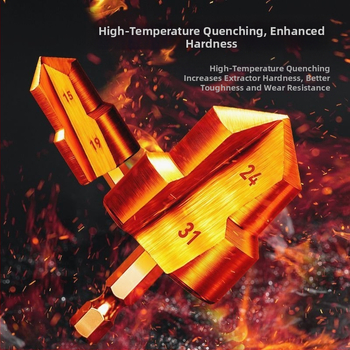 Τρυπάνι εξαγωγής οπών με εξάγωνη λαβή για σωλήνες PPR — εργαλείο φρεζάρισμα γωνιών και βήματα διάτρησης σε ξύλο