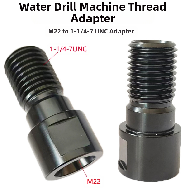 ZUXLA Адаптери за нишки за rhinestone: M22 към 1-1/4-7 и M16 към 1-1/4-7, 40Cr стомана