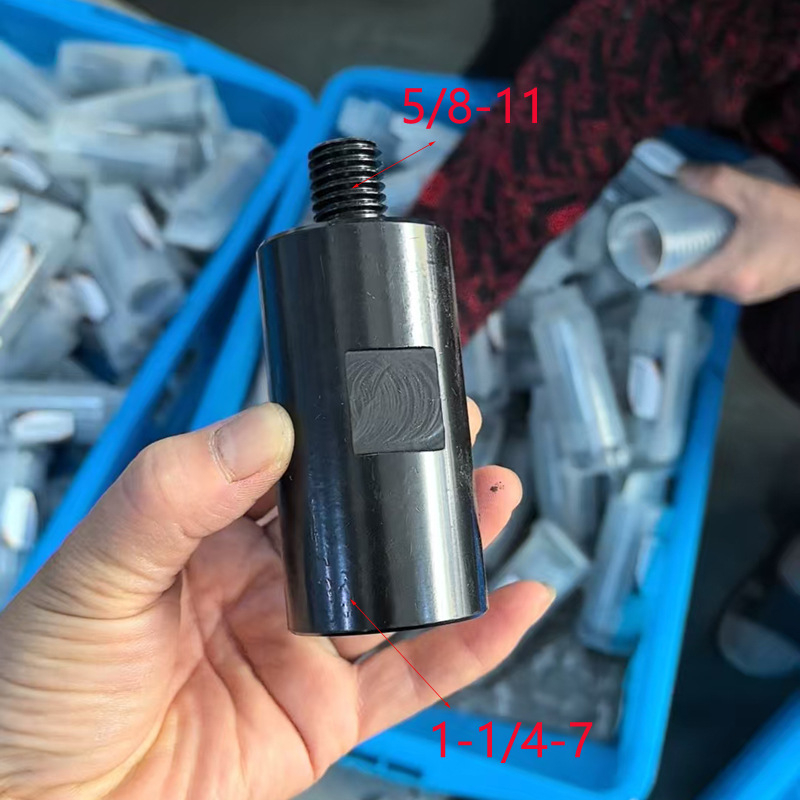 ZUXLA Адаптери за нишки за rhinestone: M22 към 1-1/4-7 и M16 към 1-1/4-7, 40Cr стомана