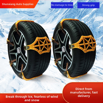 Snow Luton – Lanțuri antiderapante din cauciuc pentru anvelope pentru vanuri, mașini și SUV-uri; lățimea anvelopei 165–265 mm; 305 g/bucată; procesare personalizată