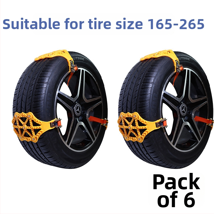 Snow Luton – Gumiabroncs anti-slip láncok Vans, autók és SUV-k számára; Anyag: gumi; Szélesség: 165–265 mm; Tömeg: 305 g/db; Testreszabható feldolgozás