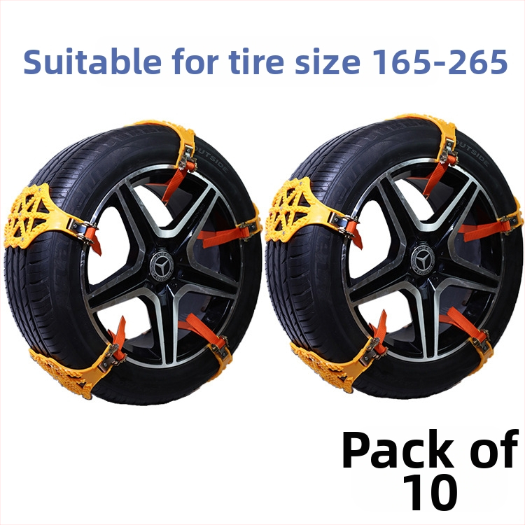 Snow Luton – Gumiabroncs anti-slip láncok Vans, autók és SUV-k számára; Anyag: gumi; Szélesség: 165–265 mm; Tömeg: 305 g/db; Testreszabható feldolgozás