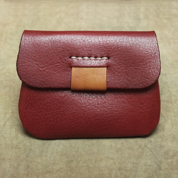 Πορτοφόλι κερμάτων από γνήσιο δέρμα, SG002, Αστική Απλότητα, ενιαίος σχεδιασμός, Φθινόπωρο 2024