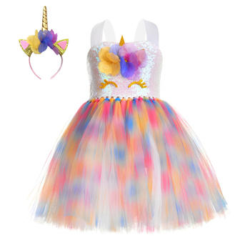 Φόρεμα για κορίτσια με τιράντες, γλυκό στυλ, Cartoon μοτίβο, βασικό ύφασμα νάιλον 90%, για κοριτσάκια 3–8 ετών