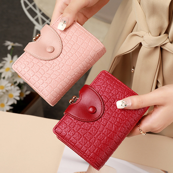 Moterų kortelių dėklas su keliais skyriais ir ID kišene, kompaktiškas PU audinys, atsparus nusidėvėjimui, miesto minimalistinis stilius