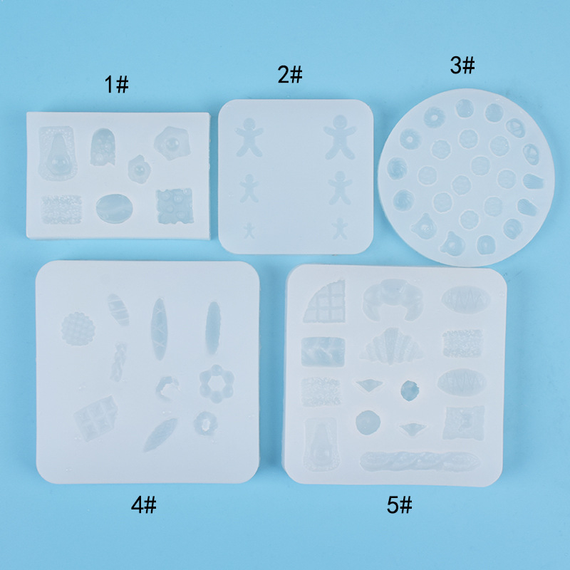 Силиконова форма за печене, правилен многоъгълник, пускана през 2023 г., подходяща за торти, шоколад, тестени изделия, мус и желе.