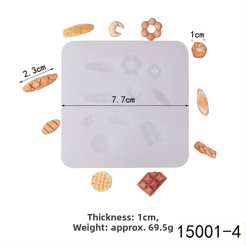 Силиконова форма за печене, правилен многоъгълник, пускана през 2023 г., подходяща за торти, шоколад, тестени изделия, мус и желе.