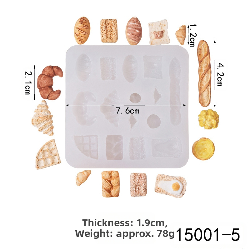 Силиконова форма за печене, правилен многоъгълник, пускана през 2023 г., подходяща за торти, шоколад, тестени изделия, мус и желе.