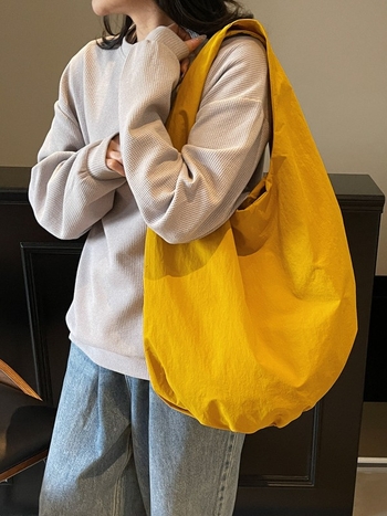 Ежедневна платнена Tote чанта – с голям капацитет, отворен връх, подплата от полиестер, двойни презрамки